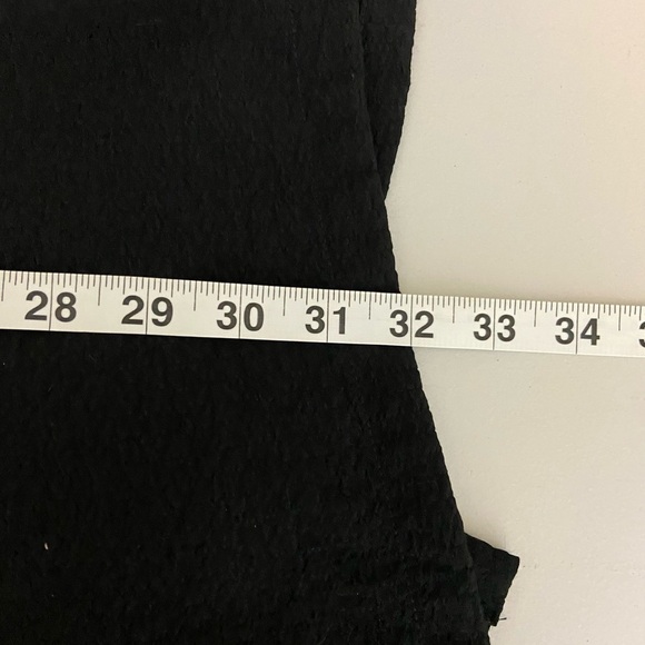 Ali Miles Tunic Top Crinkle Fabric Asymmetrical Hem Side Zip Pocket Large Artsy - Picture 9 of 13